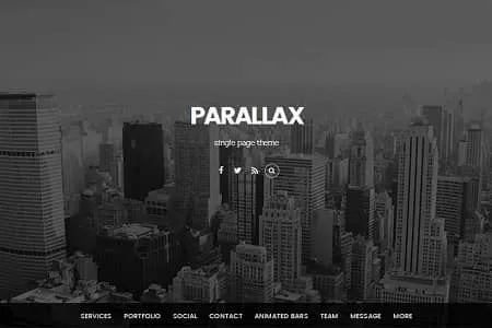 Download Parallax Premium GPL theme